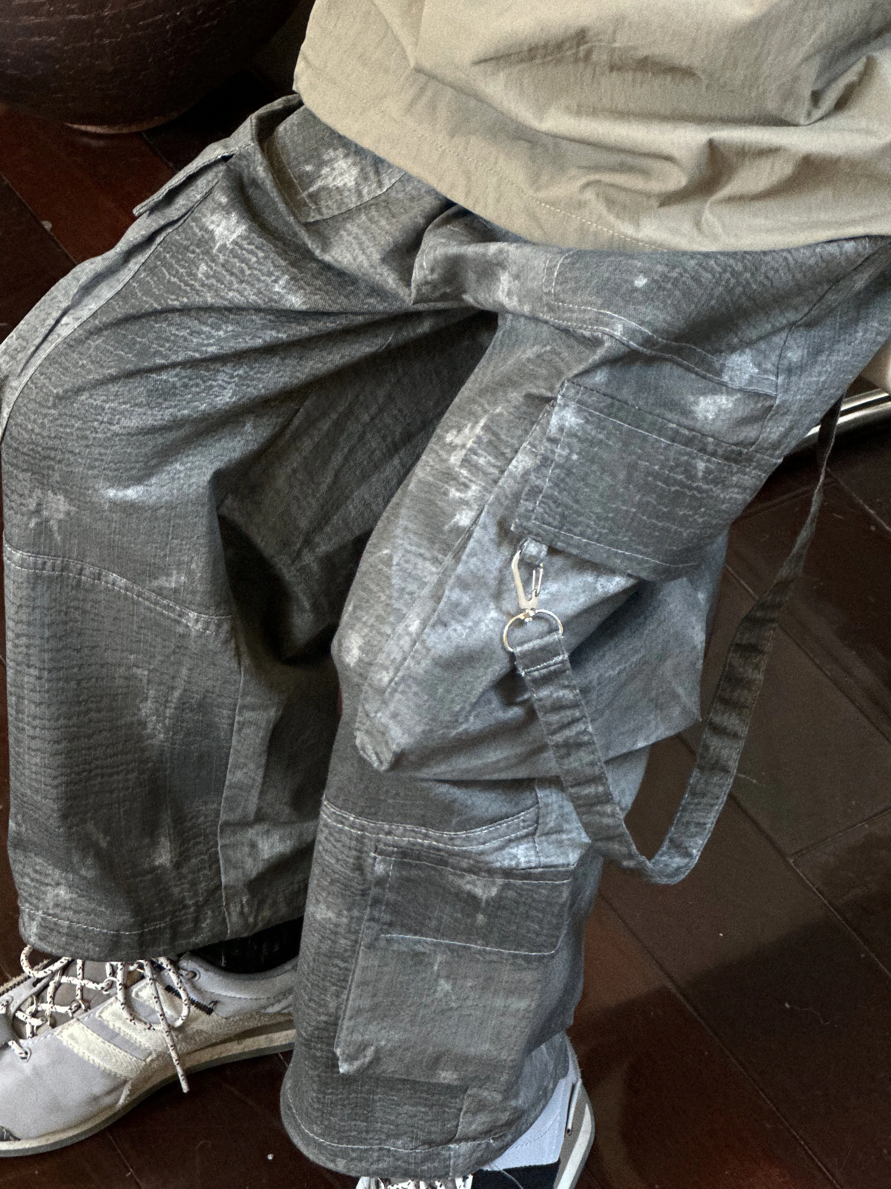 Hot Selling Boys Camouflage Trousers New Loose Casual Hip Hop Straight Baggy Pants for Kids