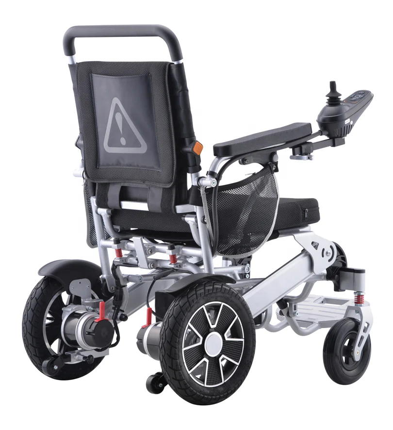 2024 Hot Sales Ultra Light Fold able Lightweight Lithium Battery Fully Auto Folding Luxury Carbon Fiber Electric Wheelchair