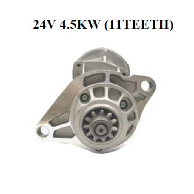 Стартер двигателя грузовика для ISUZU 6HK1 1811003240 1811003241 0-24000-304 24V 4.5KW 11T