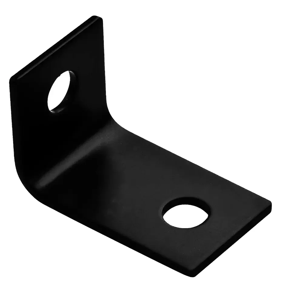 OEM Factory Custom Sheet Metal Fabrication Hardware Frame Accessories L Shaped Flat Fixing Plates Mount Angle Bracket