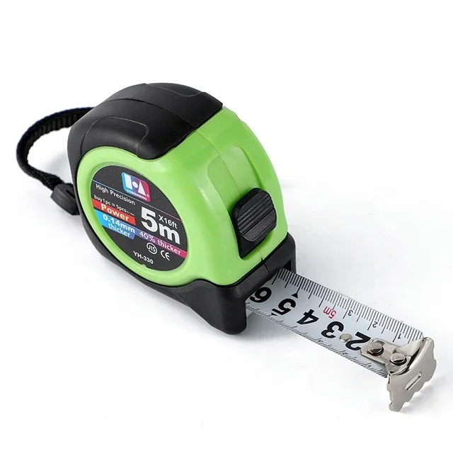 Heavy Duty Scale Steel Tape Steel Meter And Inch Measurements Retractable Ruler For Measuring