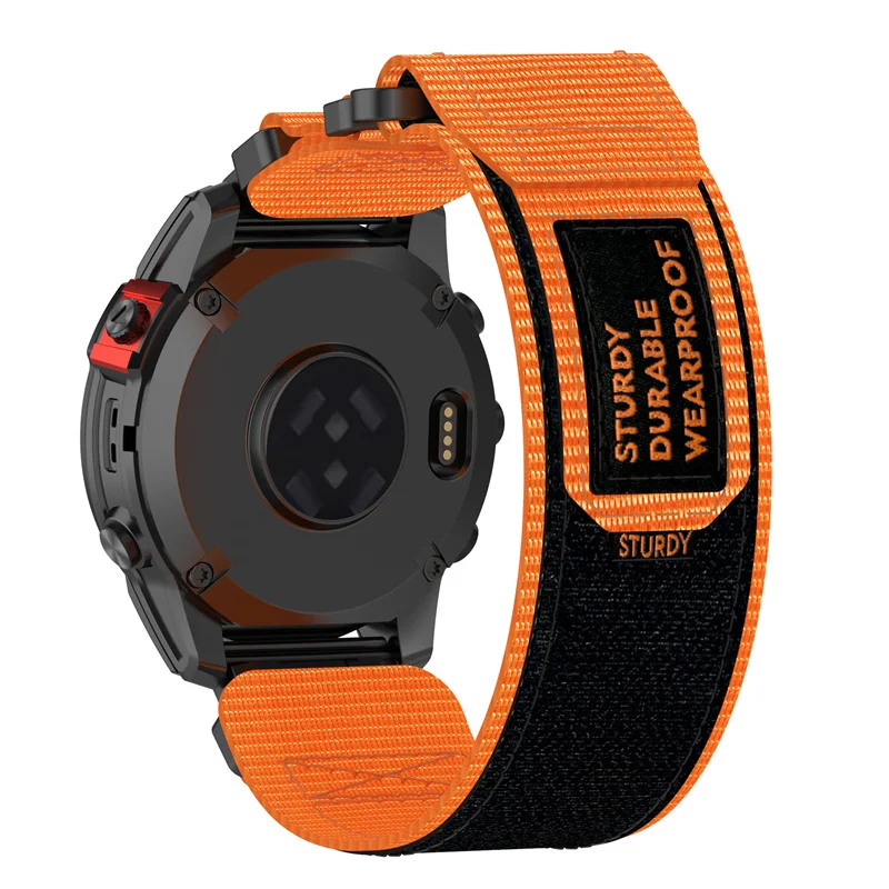 Спортивный нейлоновый ремешок для часов Garmin Fenix8 51 мм 47 43 аксессуары Fenix 8 Quickfit 20 22 26