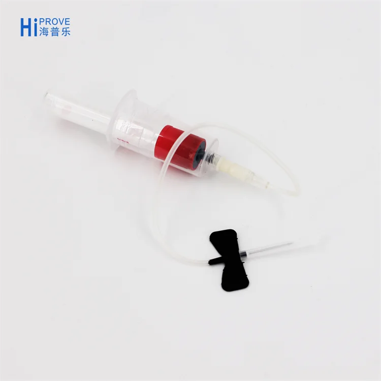 Medical Sterile Set Yellow Blue Green 18G 21G 23G Vacuum Butterfly Collection Needle For Blood Tube Draw
