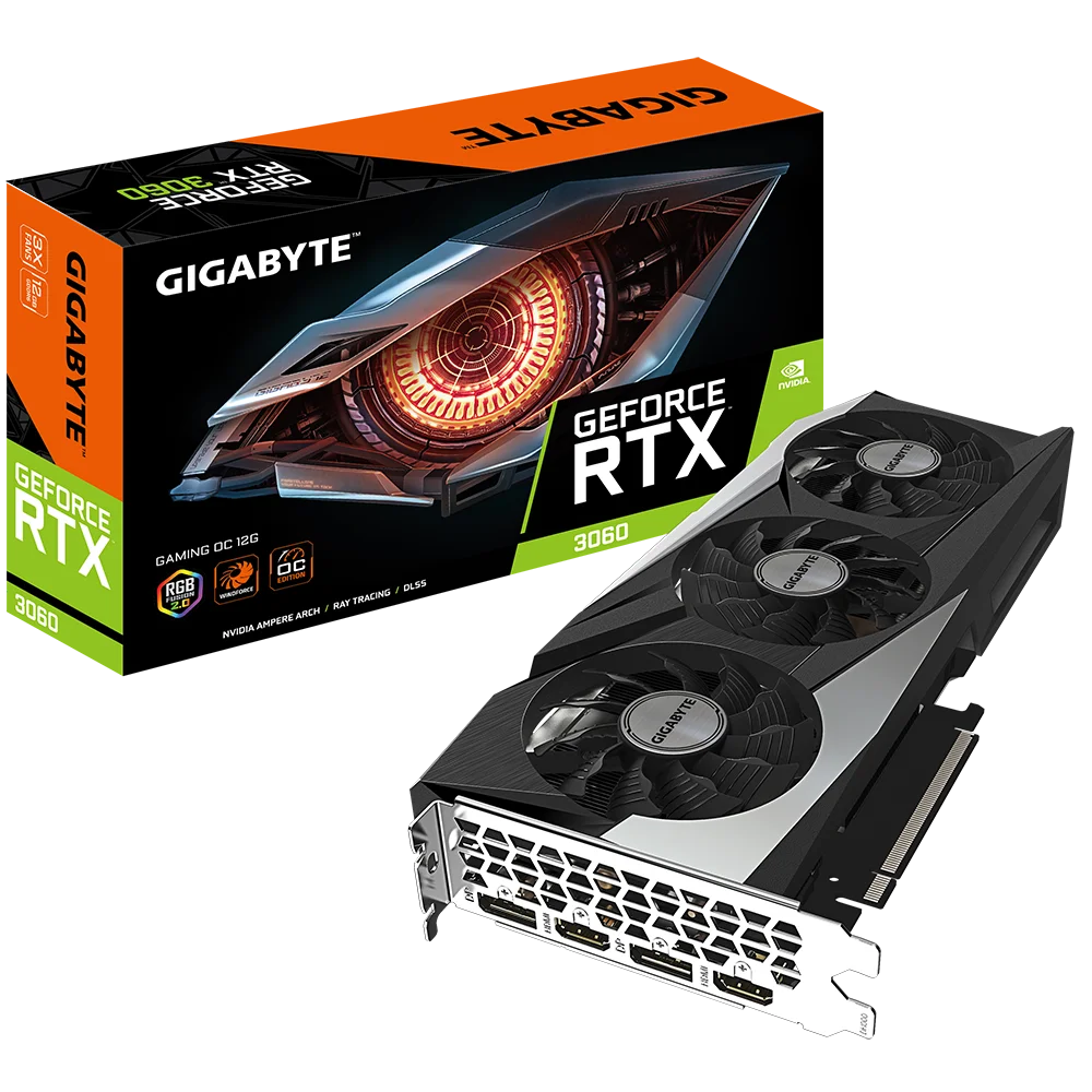 Good Price Graphics Cards Rtx 3060 12Gb For Computer Server Gaming No Lhr Gigabyte Rtx3060 Rtx 3060 ti Graphics Card GPU