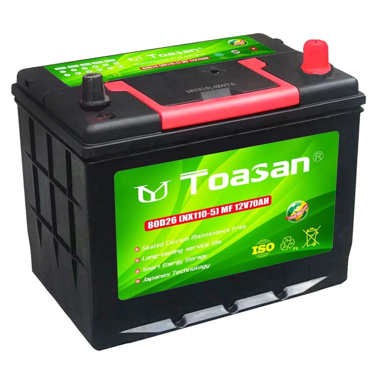 JIS Standard Global Quick Start Car Battery 80D26