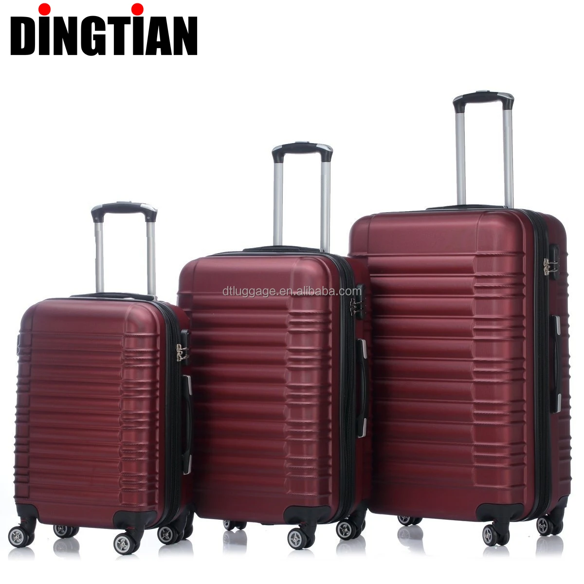 Factory price travel style luggage bag set carry on suitcase