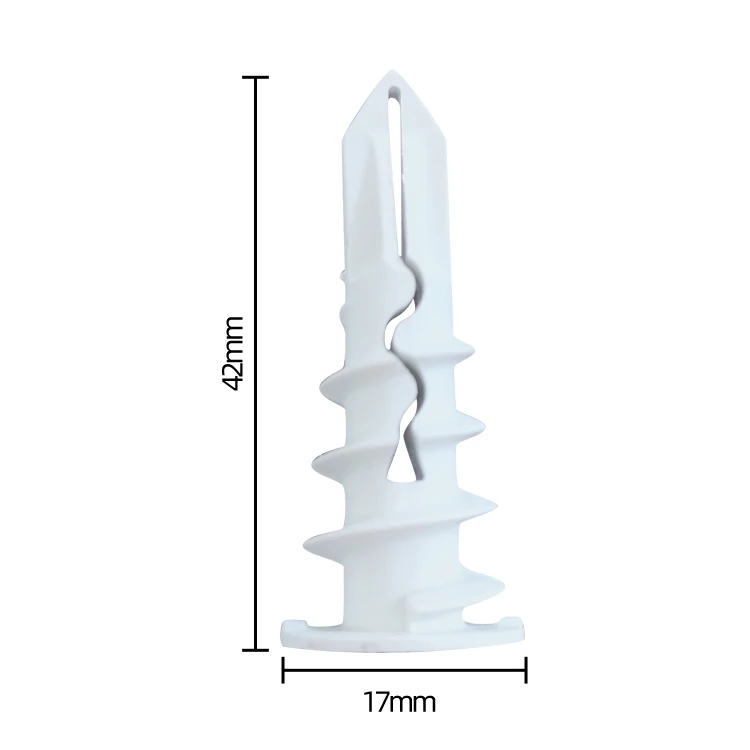 Excellent Plastic Self Drilling Drywall Ribbed Anchors with Phillips Pan Head Self Tapping Screws Assortment Kit
