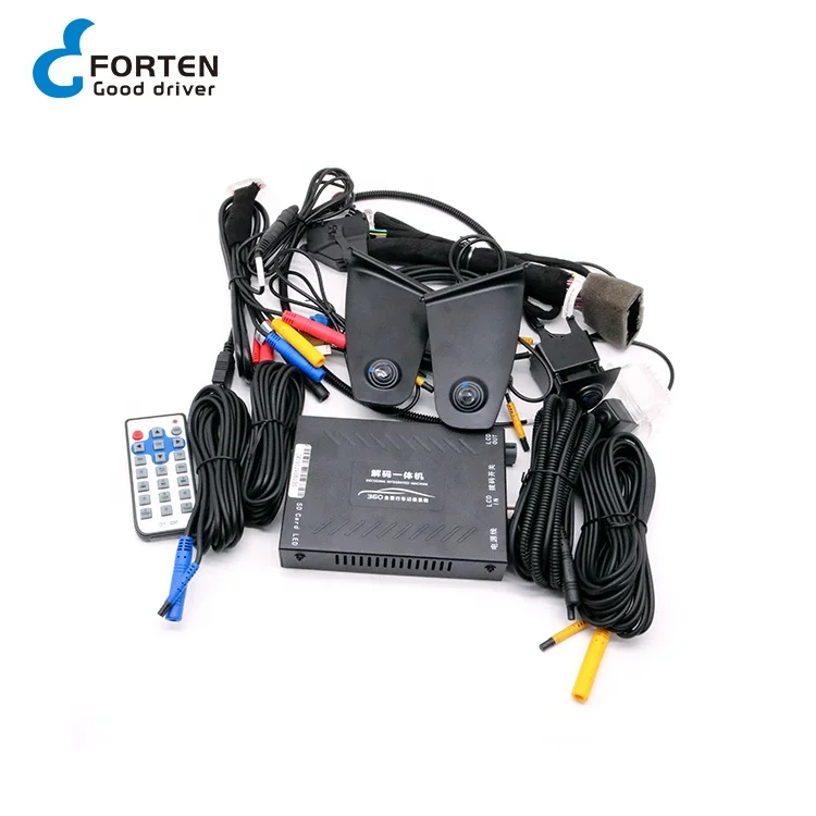 1080P HD Full Surround View Monitor System 360 Degree Car Camera Recorder Fit For Explorer Everest