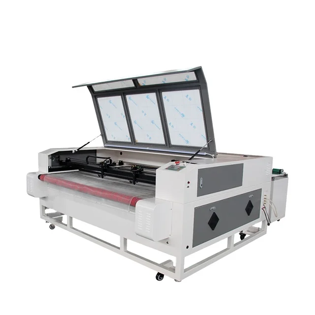 auto feeding denim jeans laser engraving cutting machine