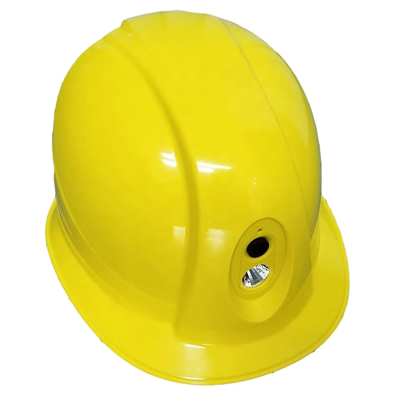 multi functional safety hard hat with full HD camera monitoring intercom for industrial miner workers