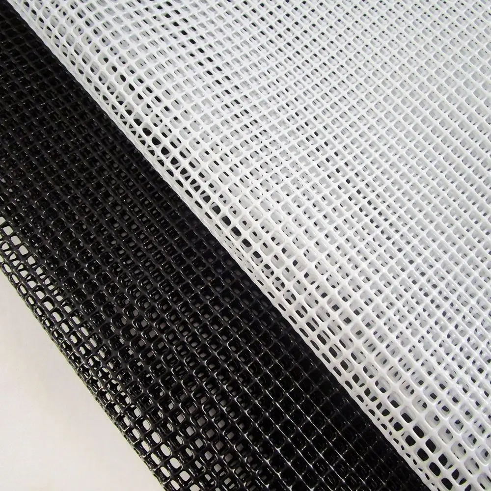 Wholesale 16X15mesh Heat Resistant Construction Safety Net PVC Fireproof Mesh Sheet