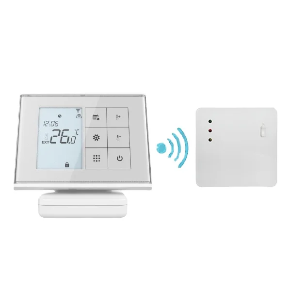 HY010RF Lcd Screen Programmable Thermostat Underfloor Heating Warm Floor Temperature Controller Smart Life App Remote Control