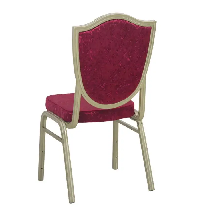 Yinma furniture iron chair for wedding ceremony in fabric