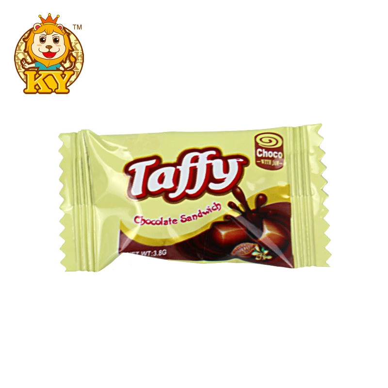 Wholesale Custom Chocolate Flavor Toffee Milk Candy Chewy Soft Gummy Candy