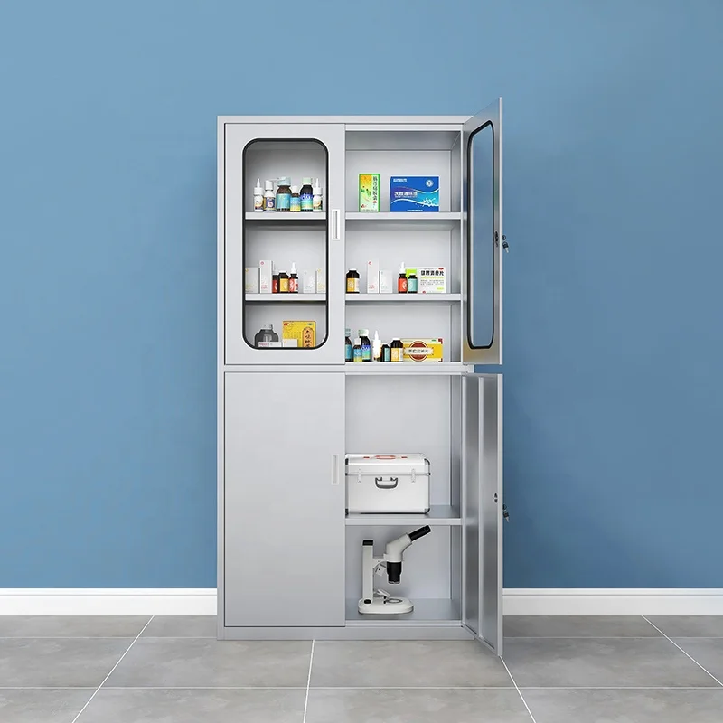 Chemical Laboratory Equipment Lab Storage Fireproof Paint Medical Office Cabinets For Chemicals