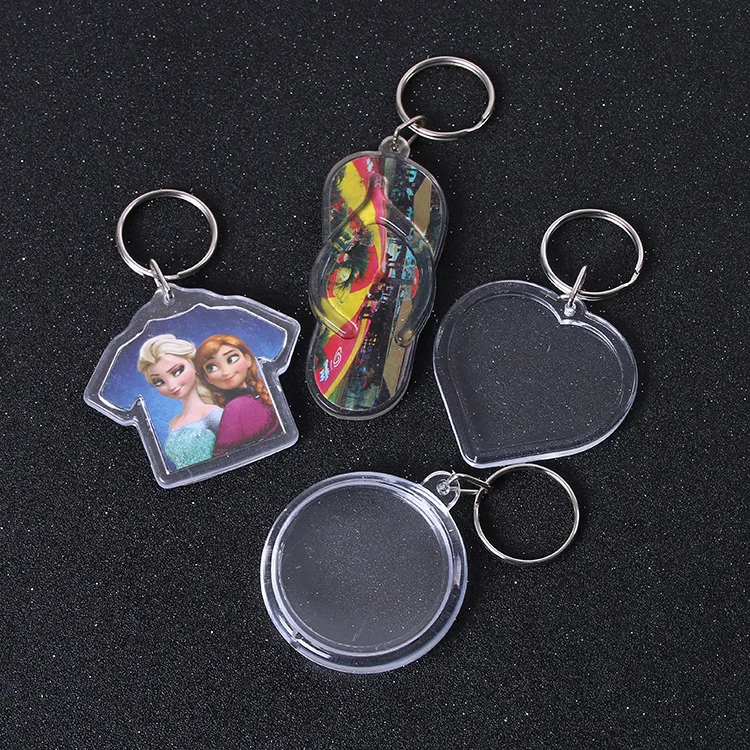 fashion design any shape cheap acrylic keychain  for promotional gift