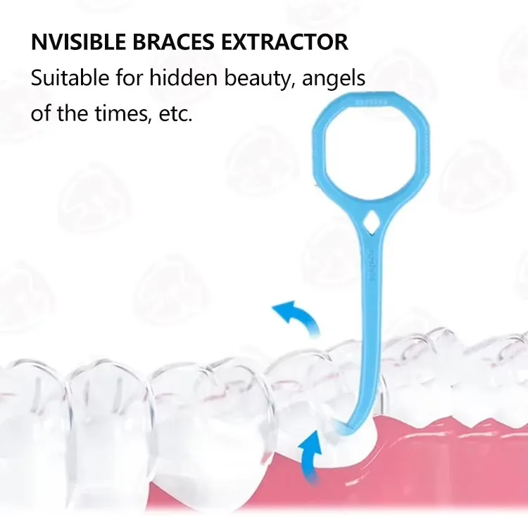 2024 New arrival Portable Plastic four in one Hygiene Products Orthodontic Toothbrush Oral Care Dental Travel Teeth Cleaning Kit