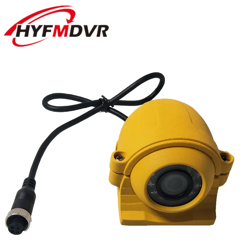 Manufacturers sell yellow side mounted hd car camera video recording MDVR monitoring using infrared waterproof system