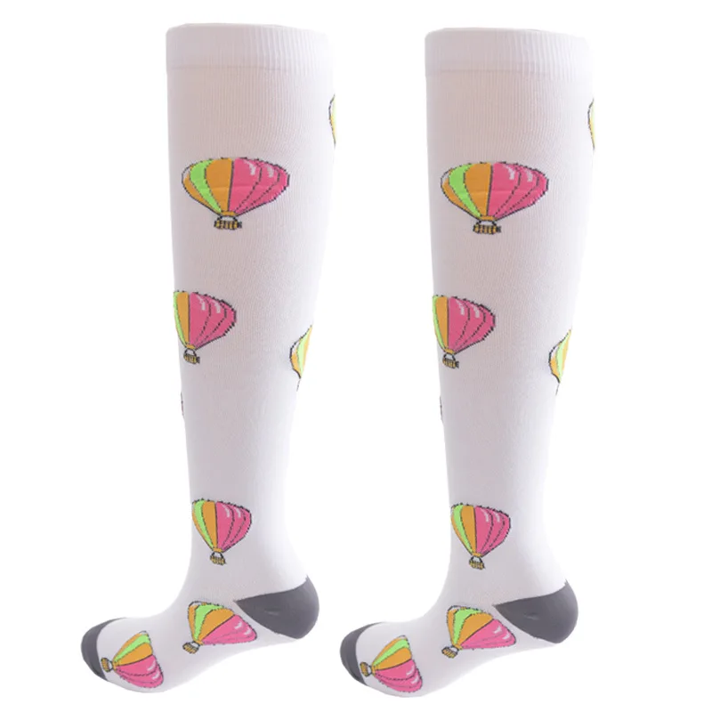 Compression socks pressure calf socks parachute pattern