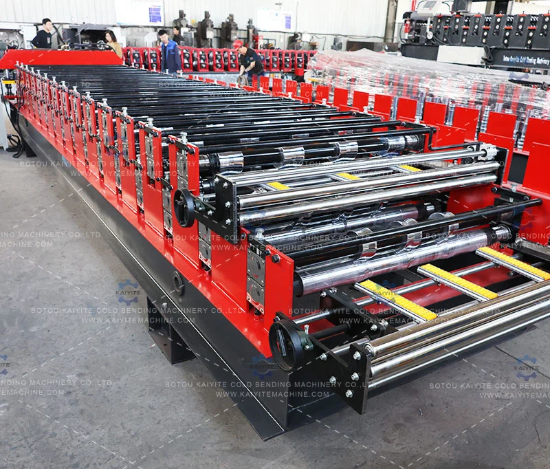 Double Layer 36 inch coverage Classic Rib/Ag 5 Rib panel and PBR panel roll former machine