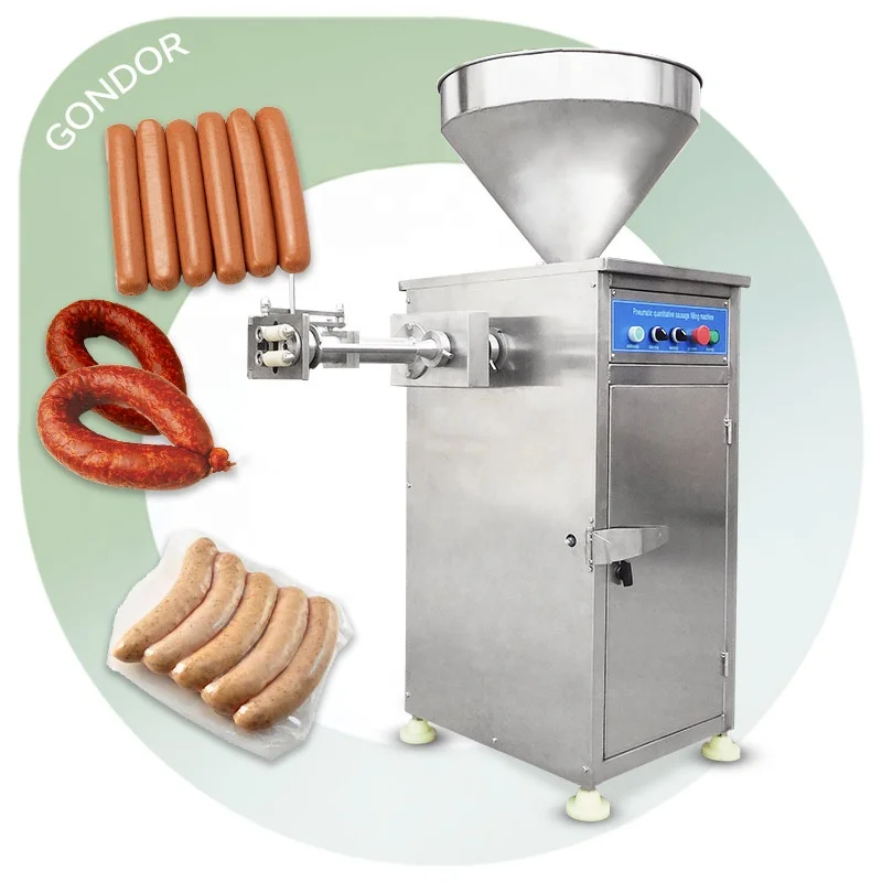 Fully Electric Automatic Piston Quantitative Blood Sausage Filler Stuffer Maker Make Link Machine with Twister