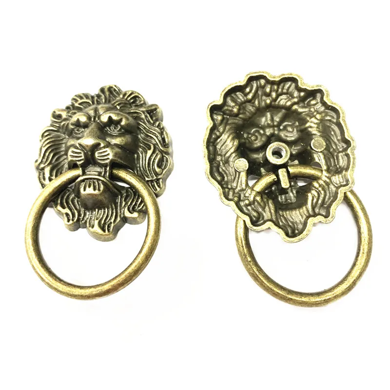 
Antique bronze zinc alloy lion design handle for furniture Cabinet handle 