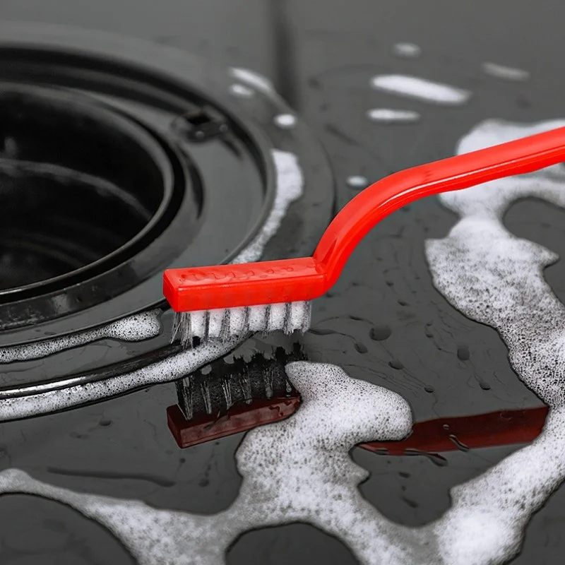 Gas Stove Cleaning Brush Kitchen Mini Cleaning Brush 3pcs In One Set Decontamination Steel Wire Cleaning Tool Brush