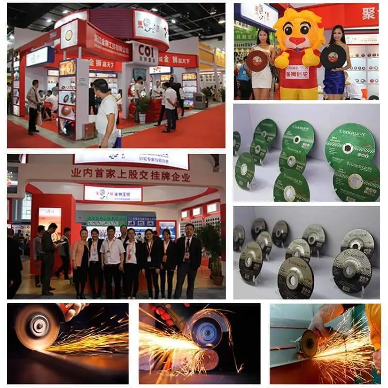 GOLDLION 7 inch high quality abrasive cutting disc for stainless steel 80m/s MPA EN12413