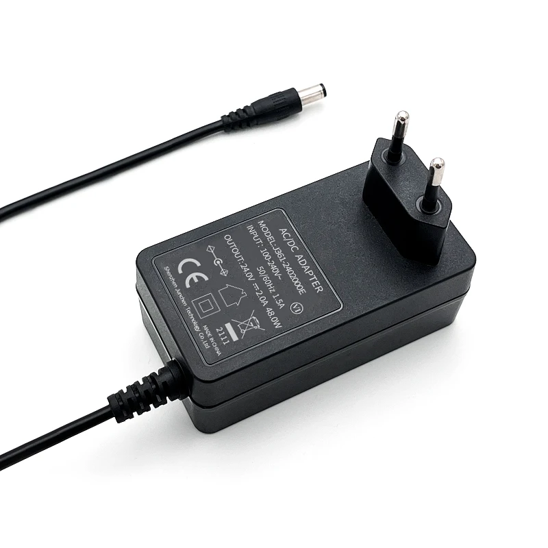 Ac Dc 12 вольт Универсальный светодиодный Ac Dc настенный штекер камеры евро США ЕС адаптер питания 24 В 36 Вт 1.5a