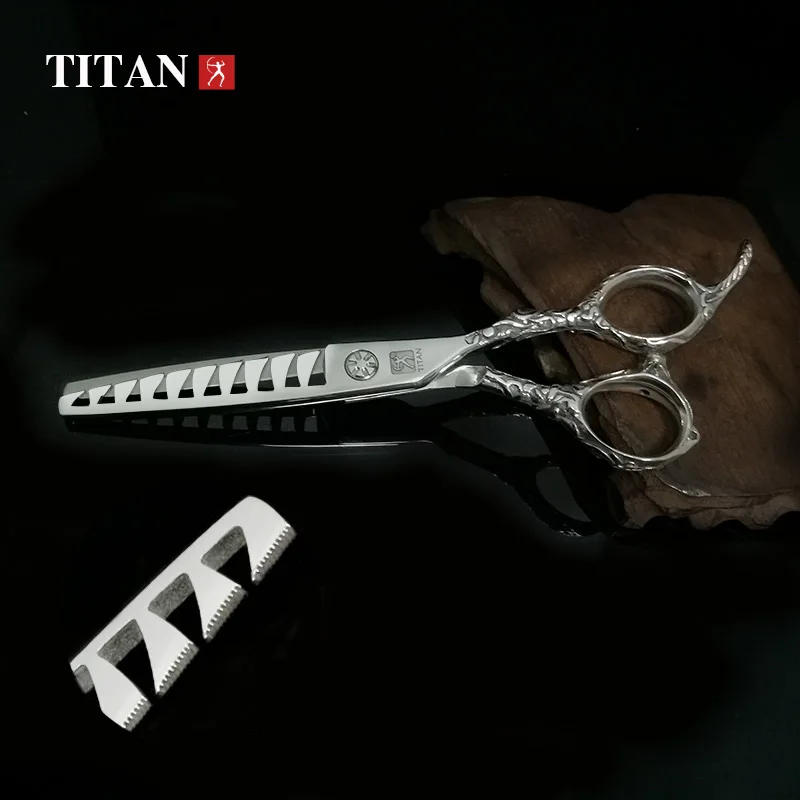 Профессиональные Парикмахерские ножницы Titan филировочные инструмент для парикмахерской волос