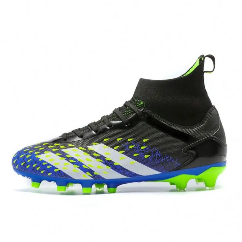 2021 New High Ankle  Cr7 Mercurial Superfly Sports Turf Futsal Indoor Soccer Shoes Cheap Rubber Sole Football Boots For Men OEM