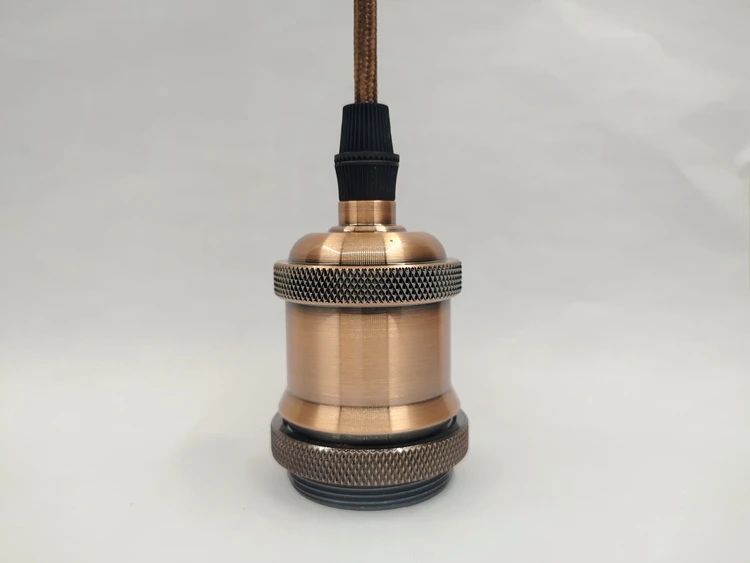 brass lamp led holder E27 lighting accessories quality socket aluminum DIY Edison retro lamp holder Retro lamp