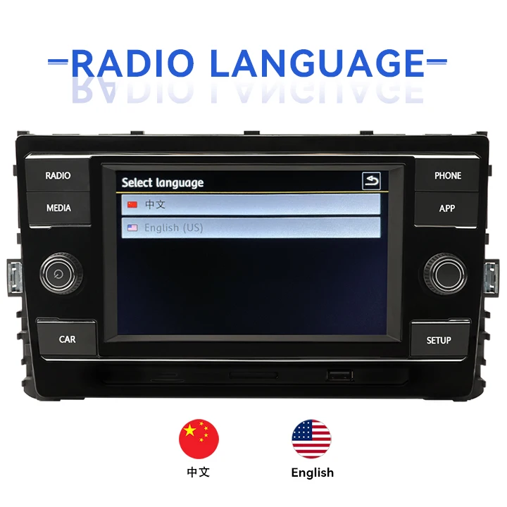 5GG 035 280D 1 ГБ Bluetooth совместимый Mirrorlink MQB Carplay MIB Автомагнитола для VW Passat B8 Golf 7 Tiguan