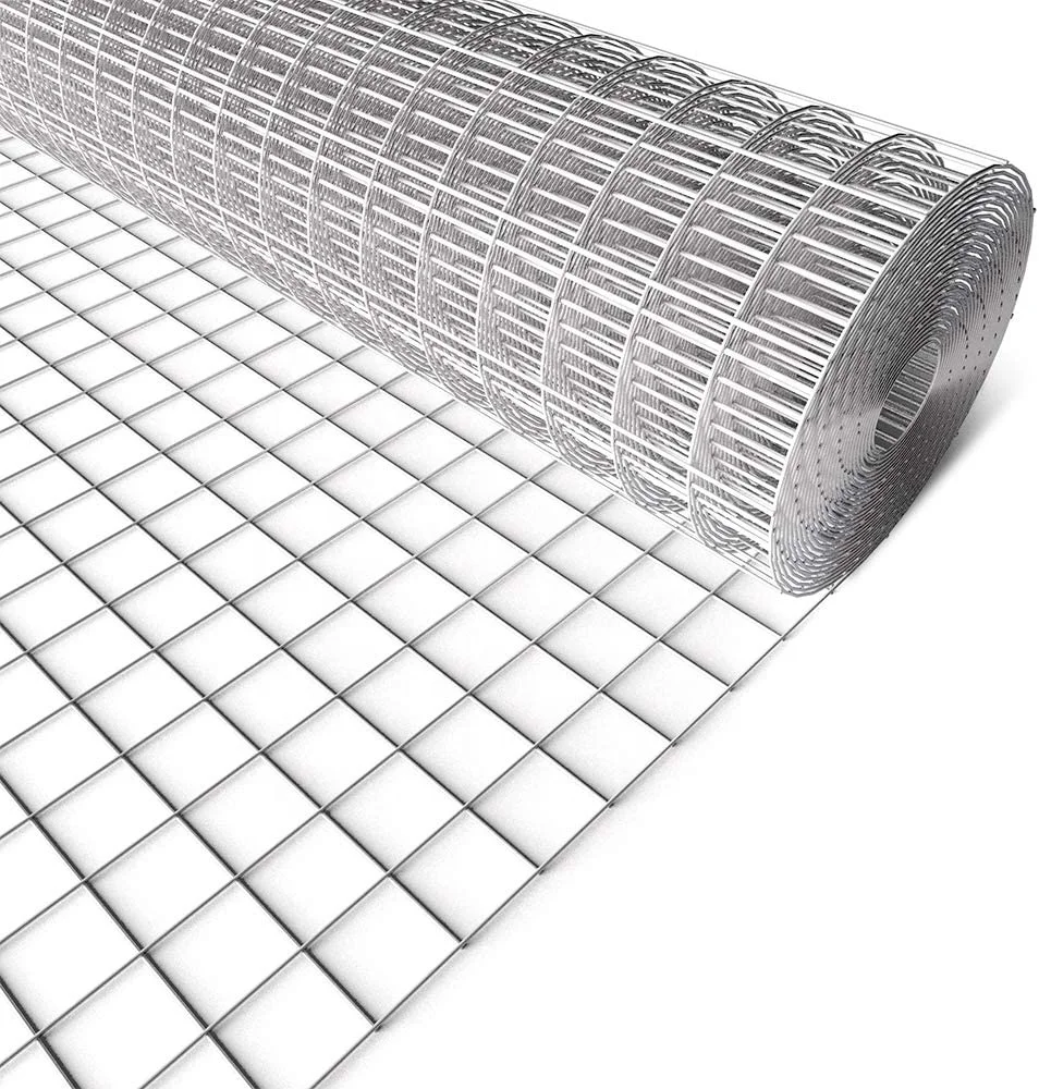 100*100 2.5Mm 10*10 Black Iron Welded 10Ft Galvanized Iron Temporary Chain Link Wire Mesh Fence Panels