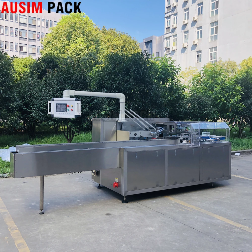 Automatic Horizontal Carton Packing Machine Automatic Round Bottle Small Box Pharmaceutical Packing Machine Cartoning Machine
