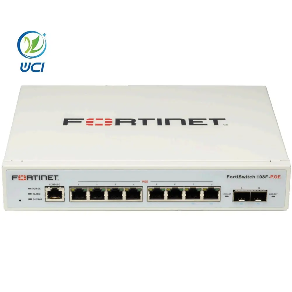 Original Fortiswitch Fs-108e-Fpoe 8 Port Poe+ Maximum 130 W Fs 108e Fpoe Fortiswitch Secure Access Fortinet Switch