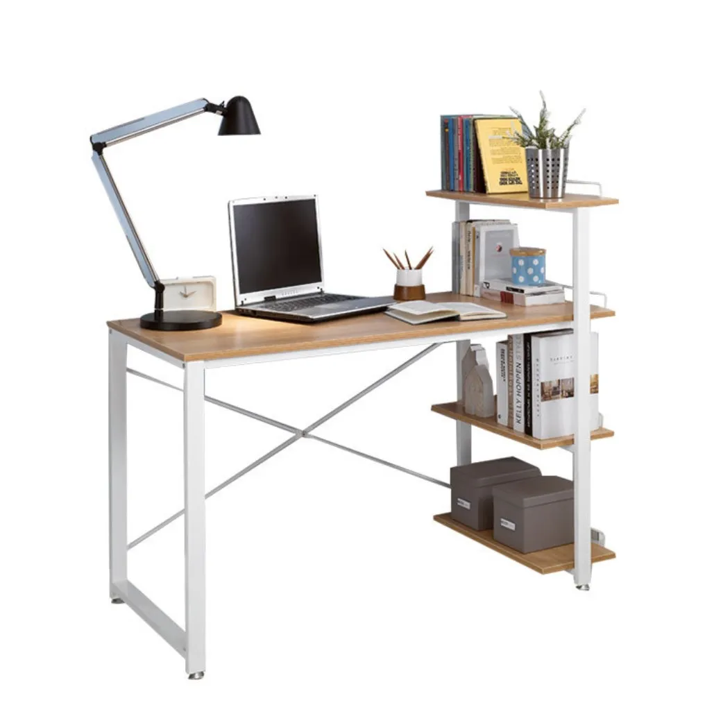 
Simple Furniture Integrated Desktop Home Study Table Desktop Computers Top Desks With Bookshelves 