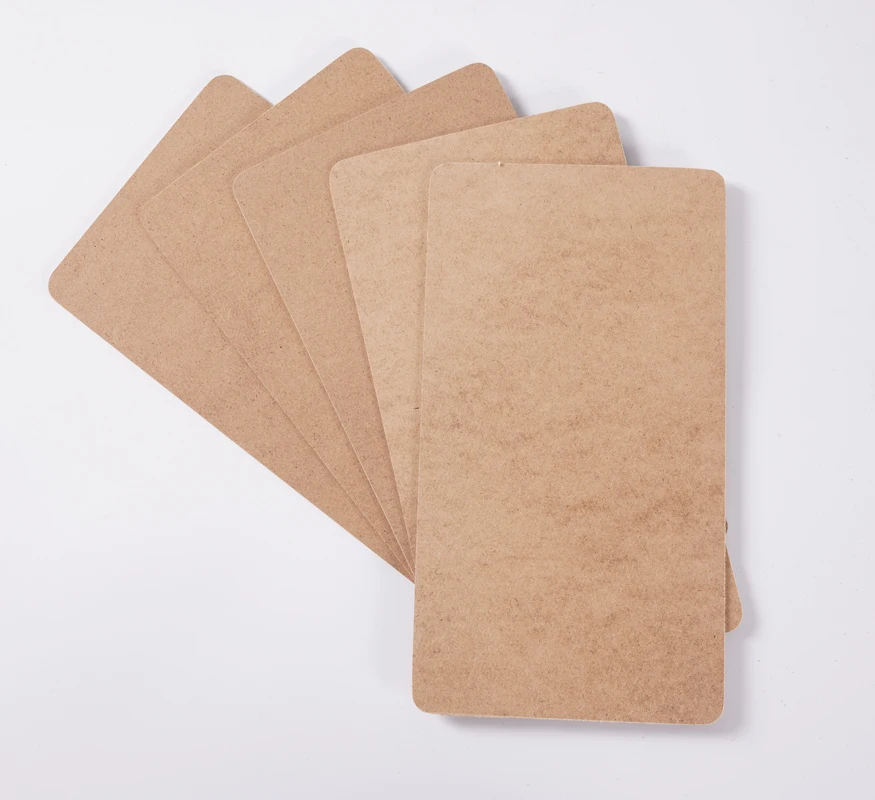 High Class 1-25mm  4x8 plain mdf board from ZeQuan wood factory China Linyi