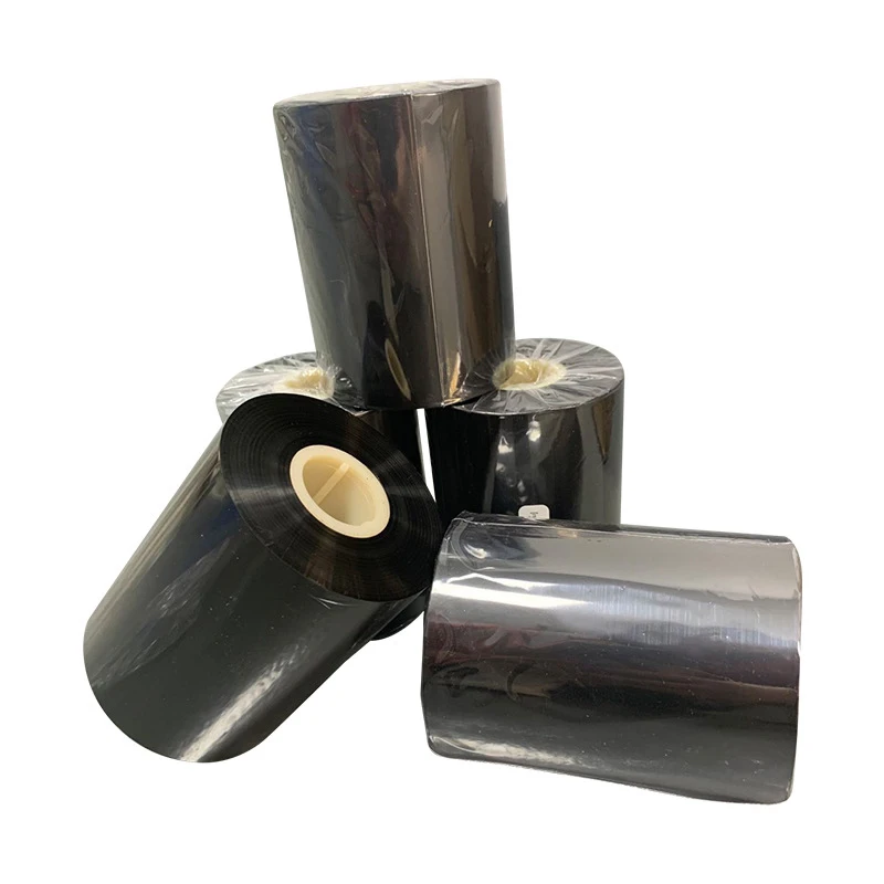 Factory direct enhanced wax - based carbon tape coated paper label hanging tag printing heat transfer ink roll