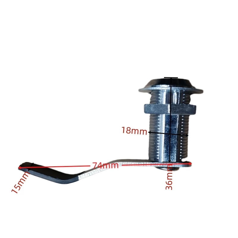 high-quality bus interior air duct buckle hand core private cabin door lock core with key luggage rack toolbox lock