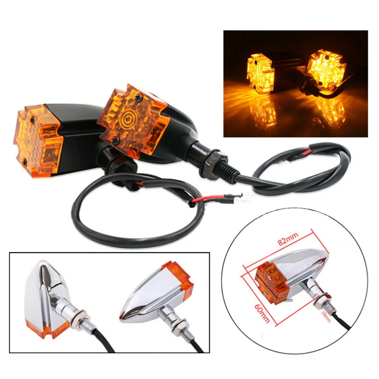 Светодиодные сигналы поворота SENLIGHT Cross для мотоциклов, доступны для Harley Yamaha SR400 Honda CB400SS