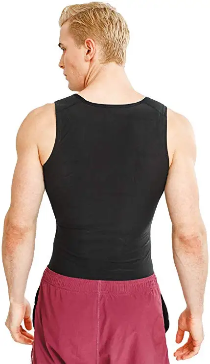 Sweat Flex body Shaper Men Workout vest Tank Top Slimming Weight Loss Sauna Vest