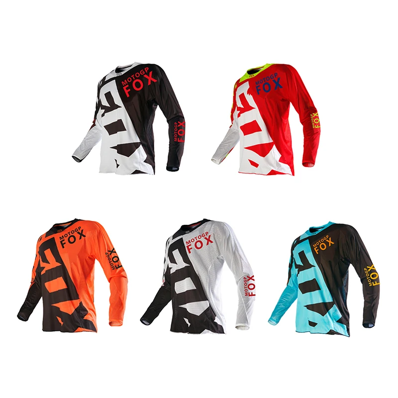 Hot Sales MotogpFox Race Falcon Jersey Street Moto Summer Long Sleeve Mountain Bicycle Offroad Racing T-shirt