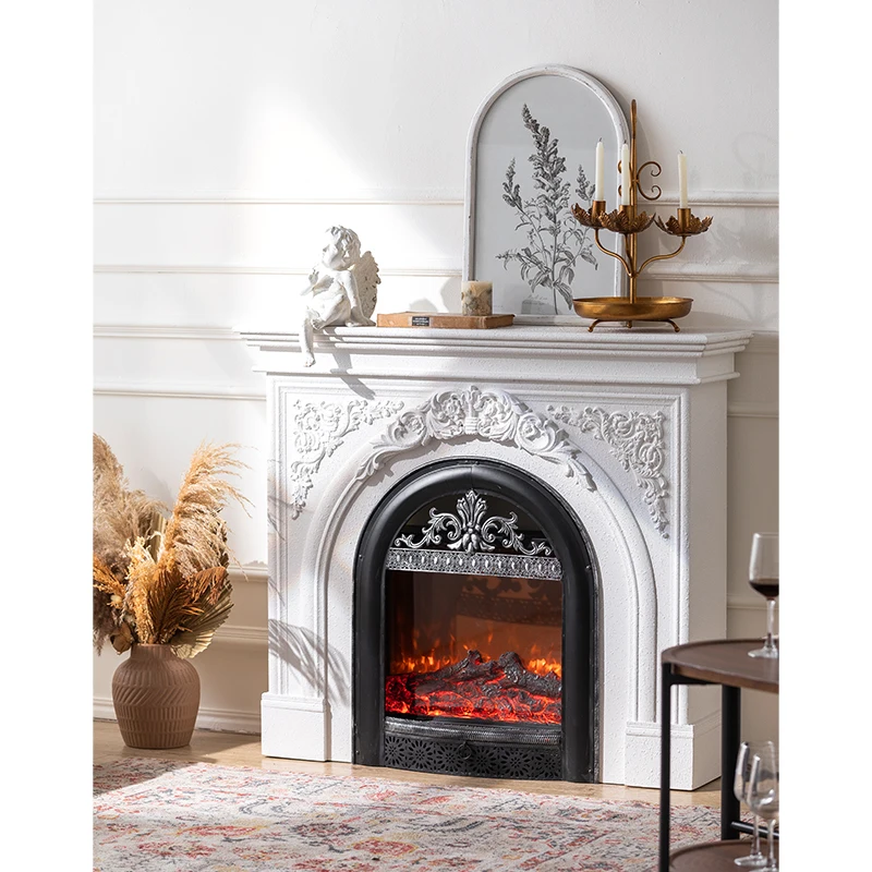 luxury European console table metal decor entry table console white and black wooden vintage console table