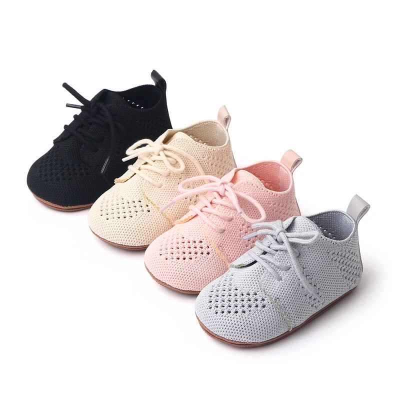 2022 Breathable Spring Styles Low-ankle Shoes Anit-slip TPR Sole Unisex Baby Shoes
