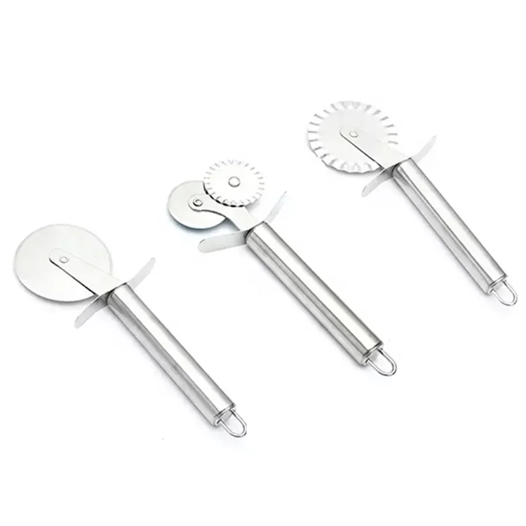 Кухонный многофункциональный нож для пиццы, круглая нож для пиццы из нержавеющей стали