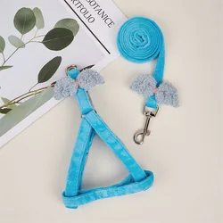 Настраиваемый хлопковый жилет нейлоновая веревка поводок для домашних животных кошек