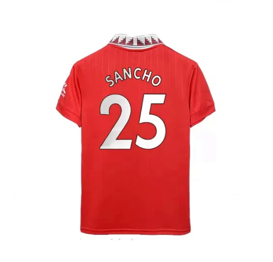 2022 SANCHO soccer jerseys PLAYER #7 Fans Player version BRUNO MANs FERNANDES POGBA RASHFORD football shirt 2023 men kids kit