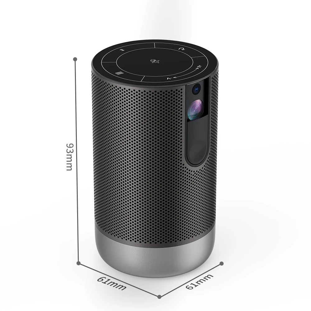 
Auto Focusing Business Education Dlp 3D HD Digital Projector Smart Mobile Phone Proyector with Internal Battery WIFI&Blutetooth 