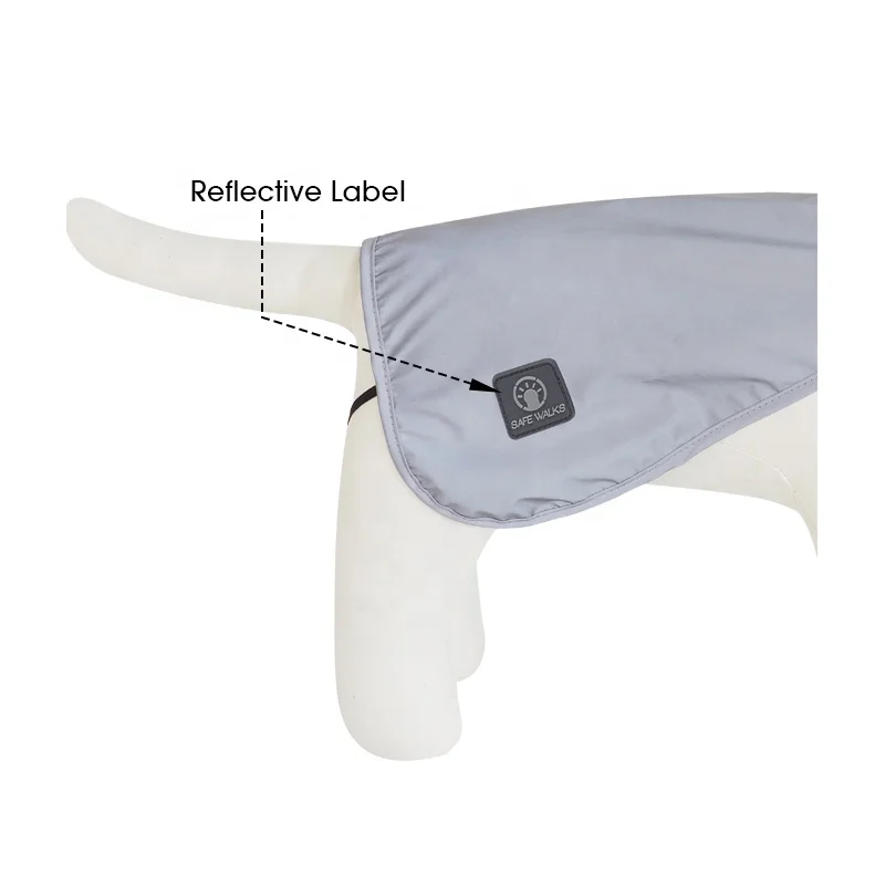 Peppy Buddies Factory Wholesale Outdoor Reflective Safety Guard Dog Cloak Dog Coat